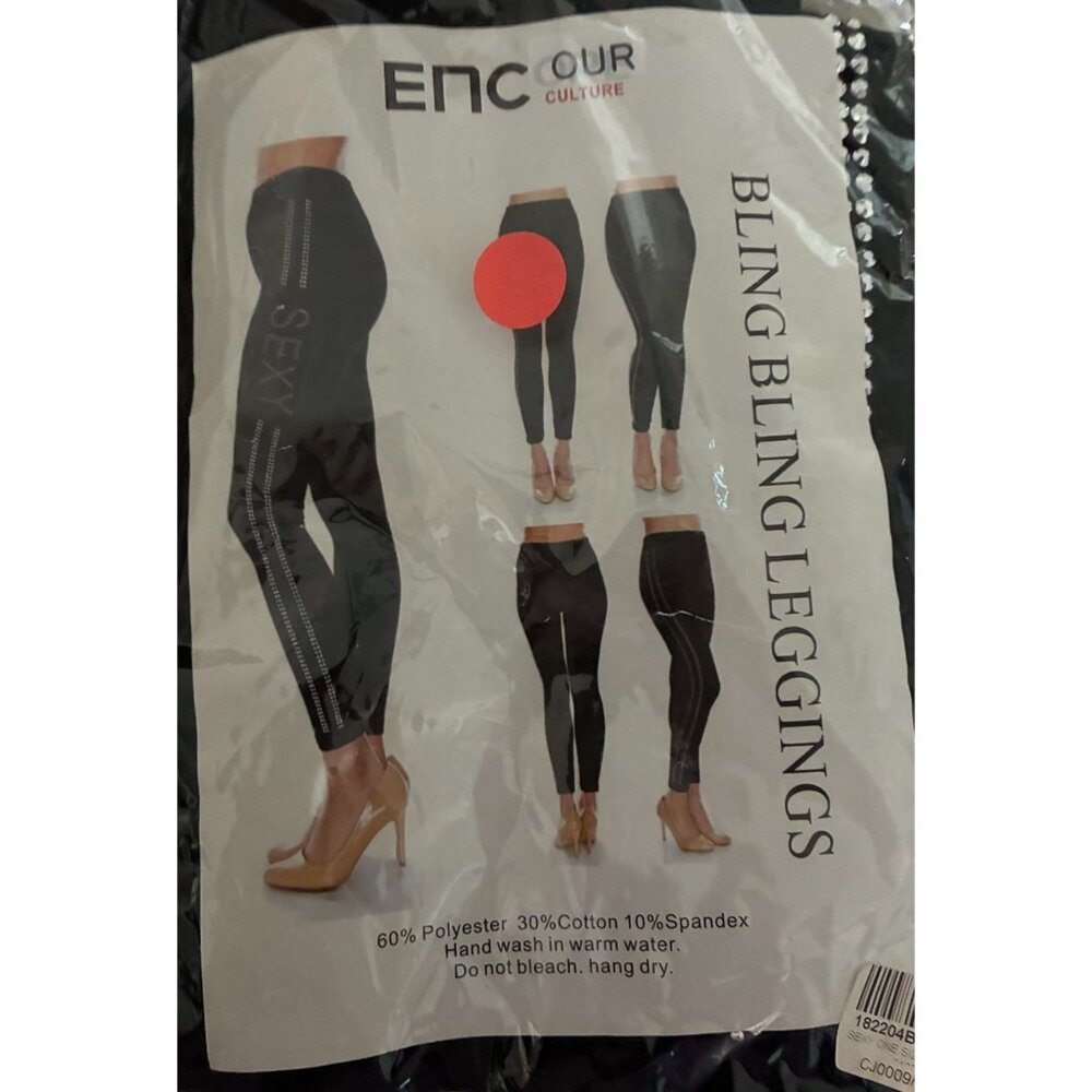 Elegant Bling Bling SEXY Leggings High Waist Stretch Skinny Pants